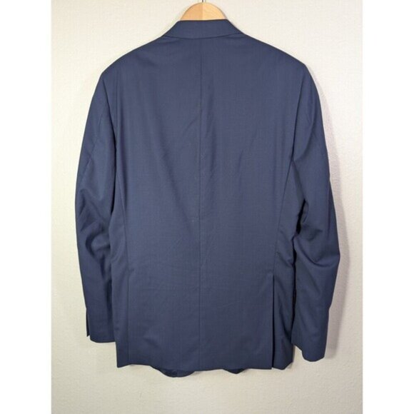 Ralph Lauren Black Label Blue Wool Sport Coat Blazer 40 Long - Picture 3 of 8